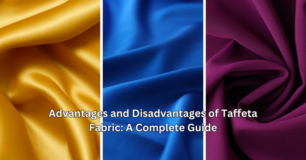 Advantages and Disadvantages of Taffeta Fabric