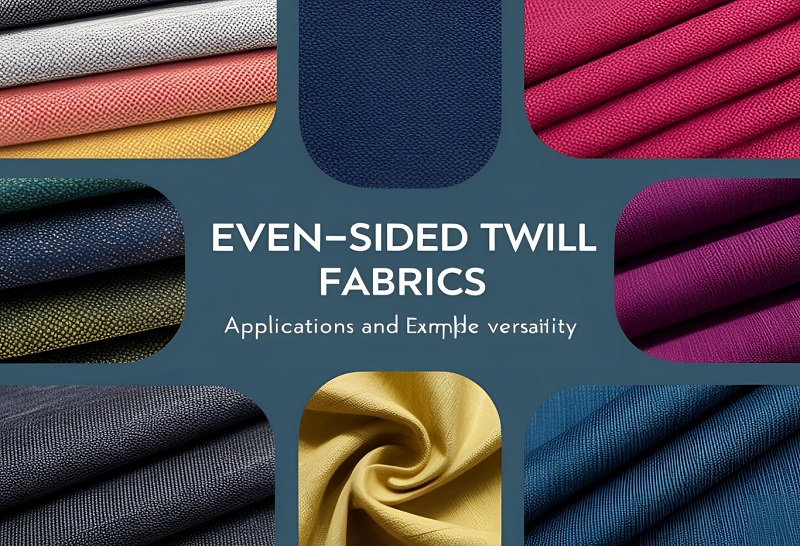 Applications and Examples of Even-Sided Twill Fabrics