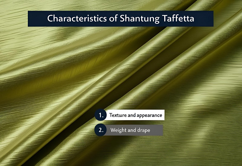 Characteristics of Shantung Taffeta