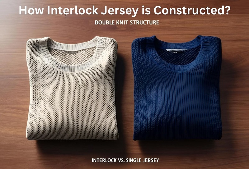 How Interlock Jersey is Constructed