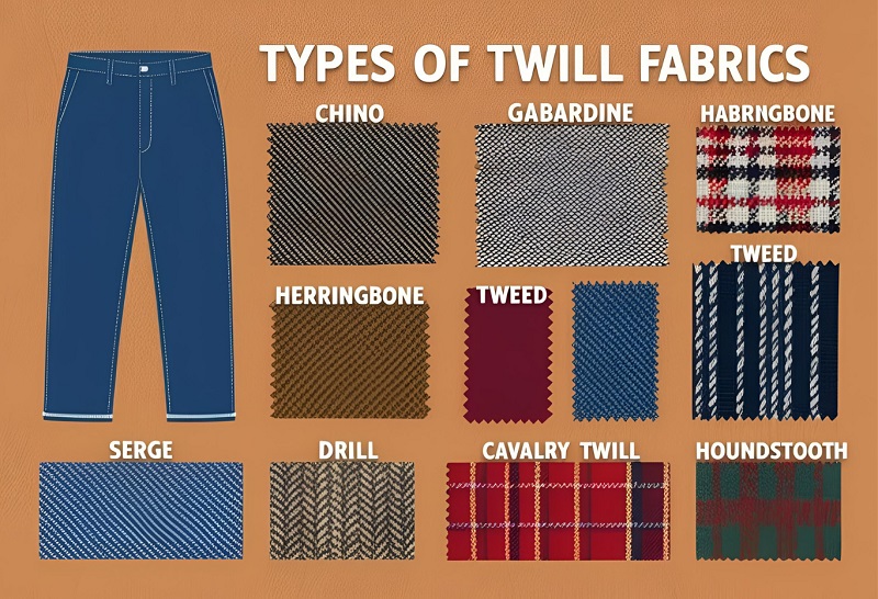 Popular Types of Twill Fabrics and Their Applications