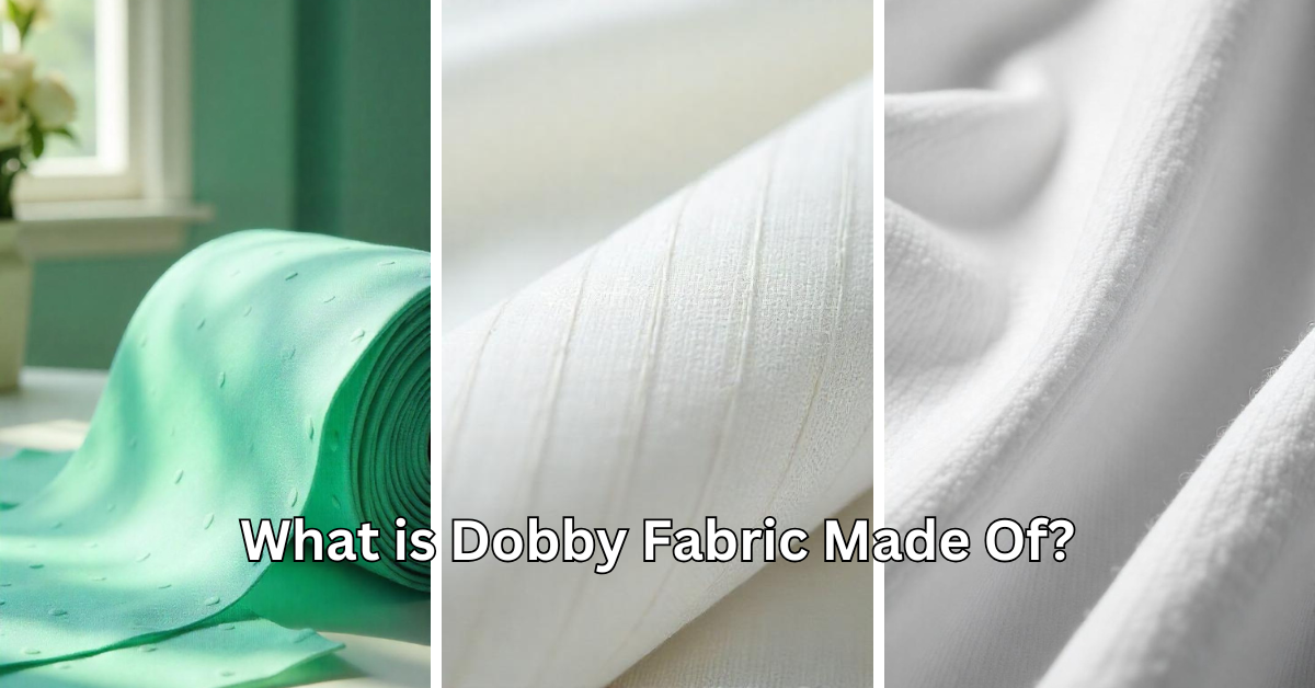 What is Dobby Fabric Made Of