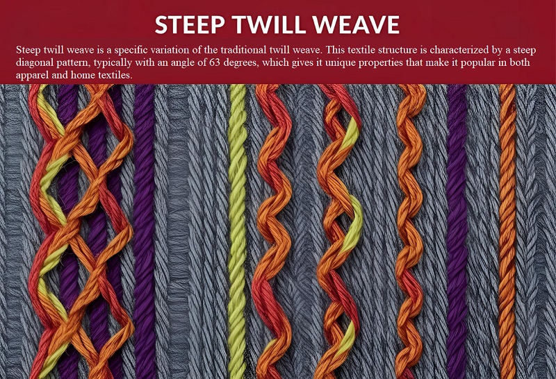 What is Steep Twill Weave
